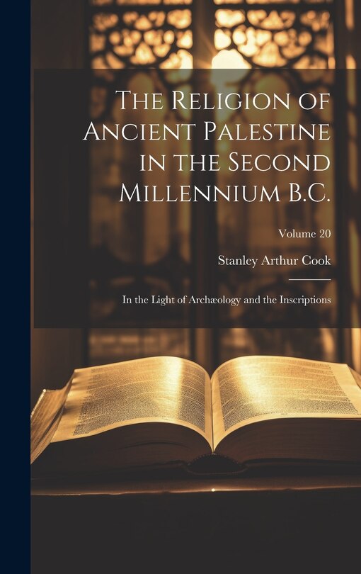 Front cover_The Religion of Ancient Palestine in the Second Millennium B.C.