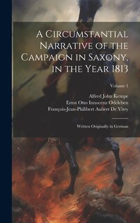 Front cover_A Circumstantial Narrative of the Campaign in Saxony, in the Year 1813