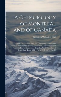 Couverture_A Chronology of Montreal and of Canada