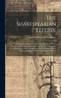 Front cover_The Shakespearian Referee