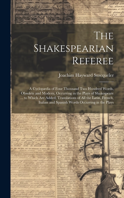 Front cover_The Shakespearian Referee
