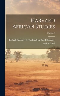 Front cover_Harvard African Studies; Volume 3