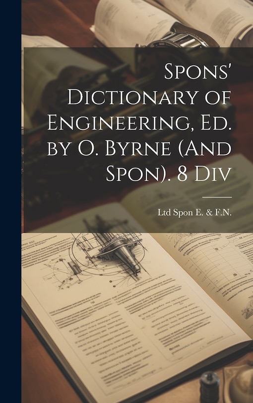 Couverture_Spons' Dictionary of Engineering, Ed. by O. Byrne (And Spon). 8 Div