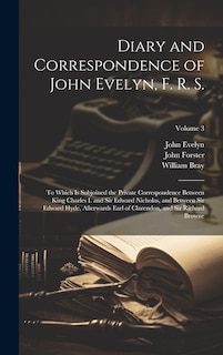 Front cover_Diary and Correspondence of John Evelyn, F. R. S.