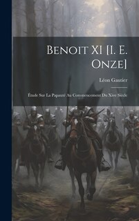 Couverture_Benoit XI [I. E. Onze]