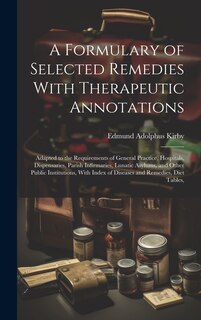 Couverture_A Formulary of Selected Remedies With Therapeutic Annotations