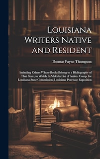 Front cover_Louisiana Writers Native and Resident