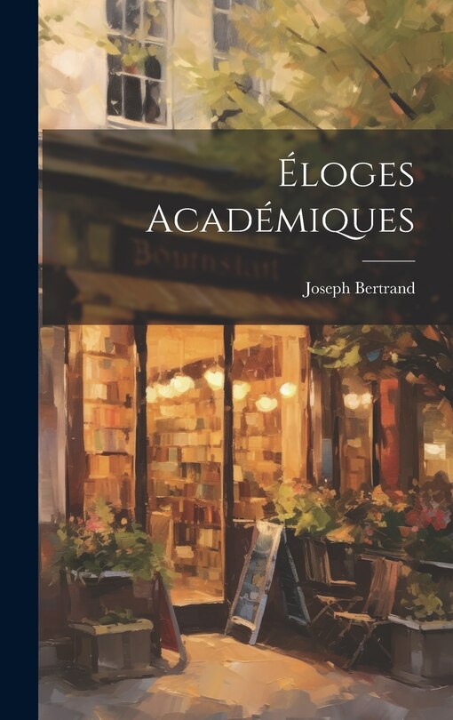 Front cover_Éloges Académiques