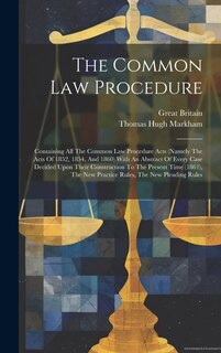 Front cover_The Common Law Procedure