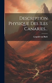 Front cover_Description Physique Des Iles Canaries...