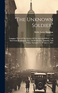 Couverture_the Unknown Soldier