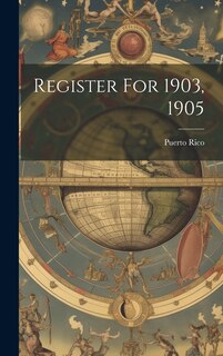 Front cover_Register For 1903, 1905