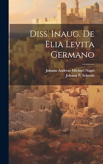 Front cover_Diss. Inaug. De Elia Levita Germano
