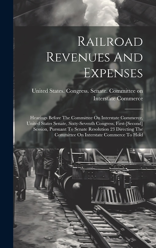 Front cover_Railroad Revenues And Expenses