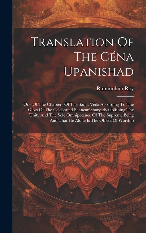 Front cover_Translation Of The Céna Upanishad