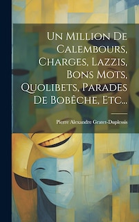 Couverture_Un Million De Calembours, Charges, Lazzis, Bons Mots, Quolibets, Parades De Bobêche, Etc...