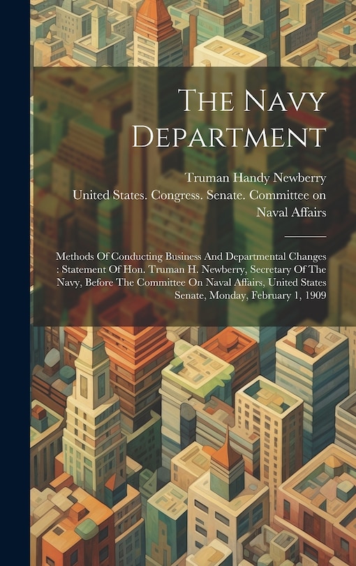 Front cover_The Navy Department