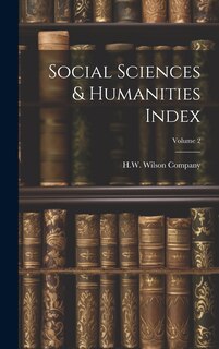 Couverture_Social Sciences & Humanities Index; Volume 2