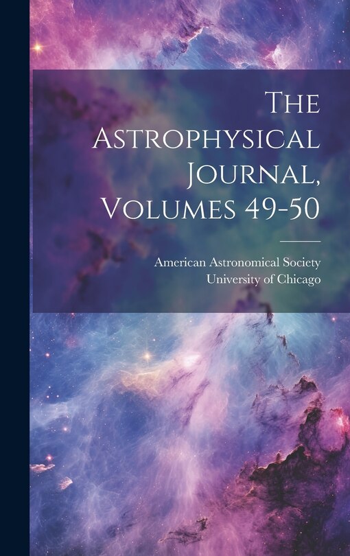 Front cover_The Astrophysical Journal, Volumes 49-50