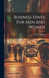 Couverture_Business Hints For Men And Women