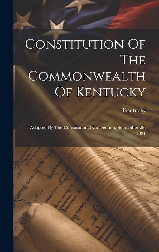 Couverture_Constitution Of The Commonwealth Of Kentucky