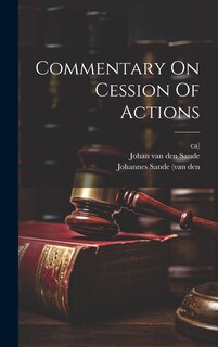 Front cover_Commentary On Cession Of Actions