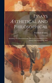 Couverture_Essays Æsthetical And Philosophical
