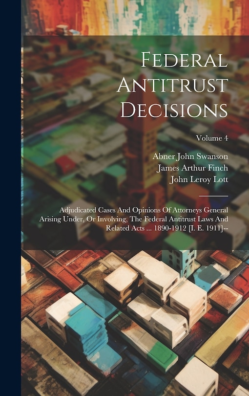 Couverture_Federal Antitrust Decisions