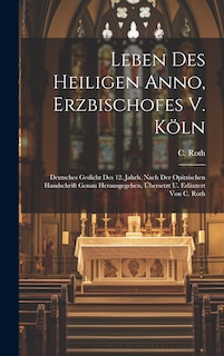Front cover_Leben Des Heiligen Anno, Erzbischofes V. Köln