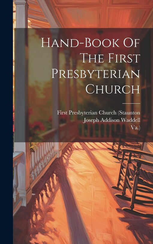 Couverture_Hand-book Of The First Presbyterian Church