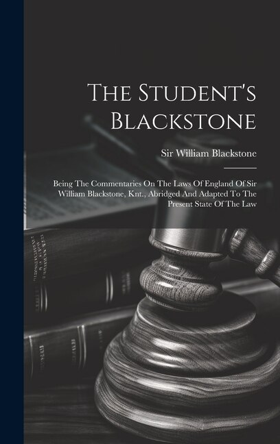 Front cover_The Student's Blackstone