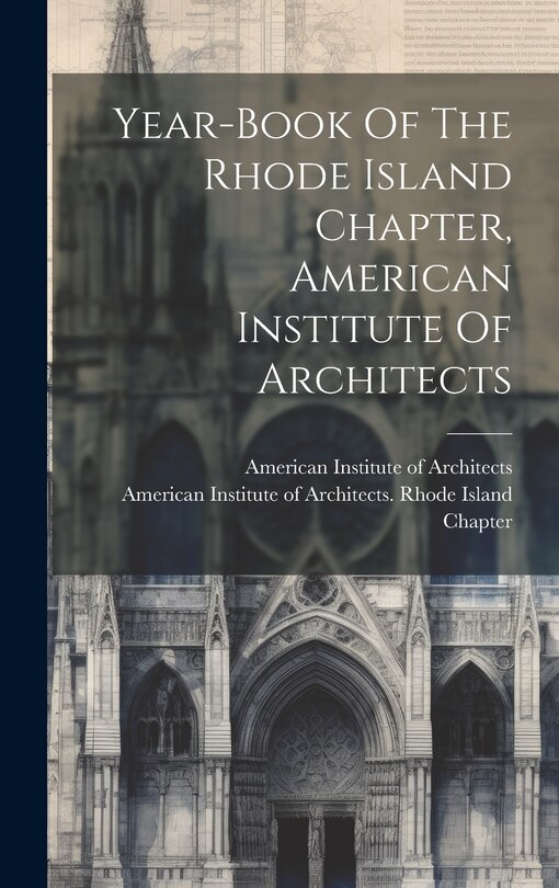 Front cover_Year-book Of The Rhode Island Chapter, American Institute Of Architects