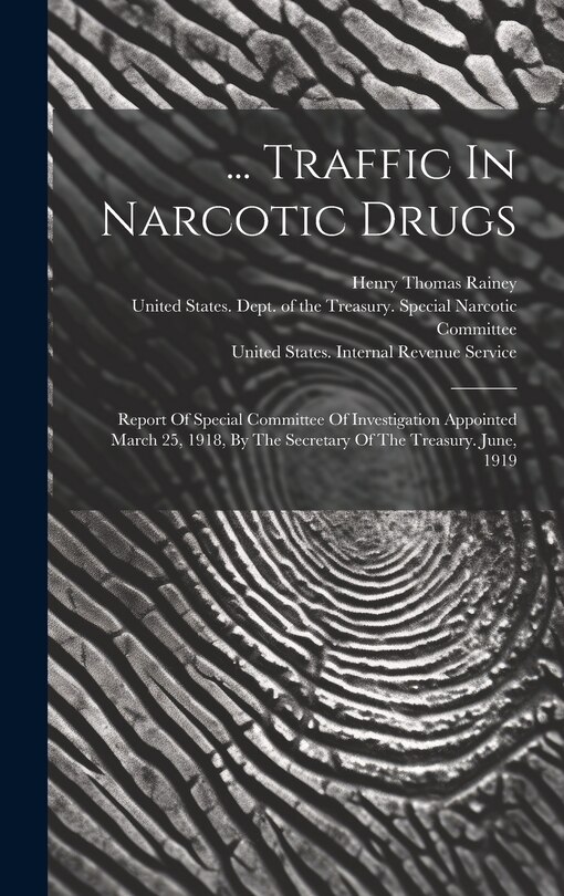 Couverture_... Traffic In Narcotic Drugs
