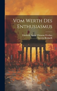 Couverture_Vom Werth Des Enthusiasmus