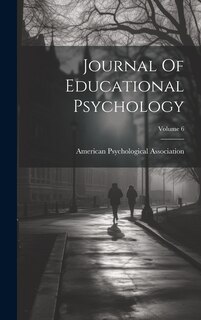 Front cover_Journal Of Educational Psychology; Volume 6