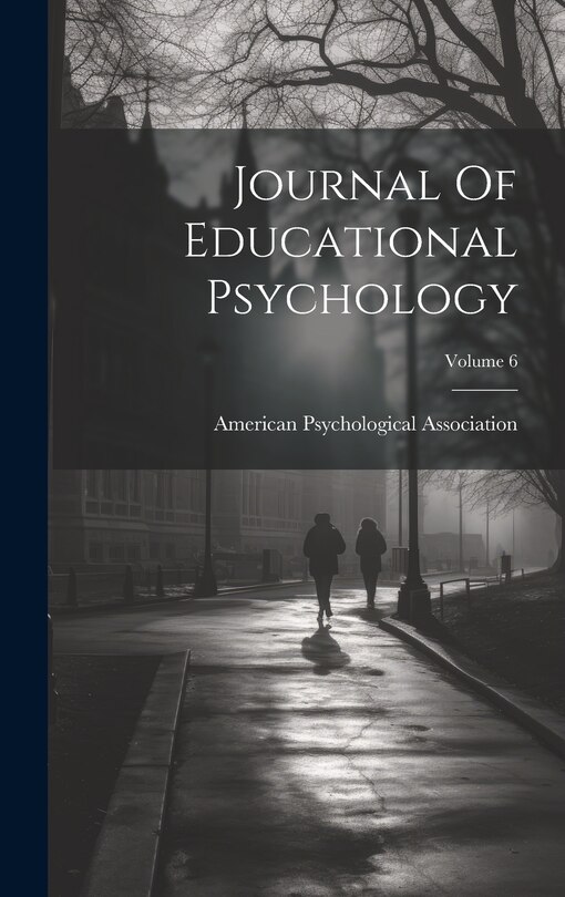 Front cover_Journal Of Educational Psychology; Volume 6
