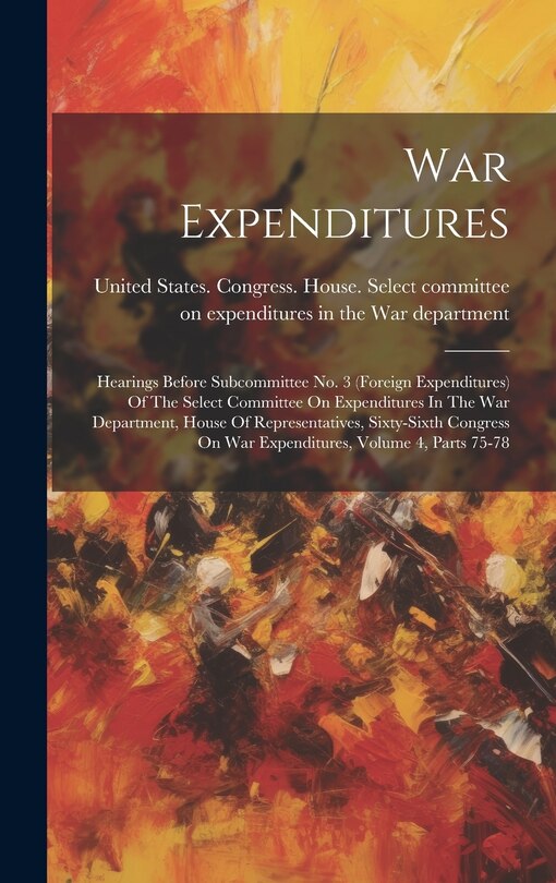 Couverture_War Expenditures