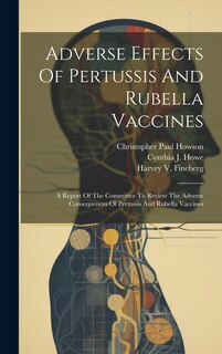 Couverture_Adverse Effects Of Pertussis And Rubella Vaccines