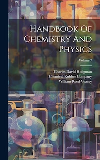 Front cover_Handbook Of Chemistry And Physics; Volume 7