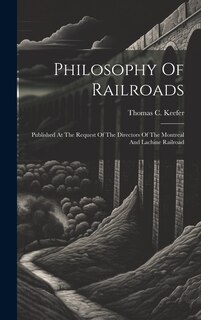 Couverture_Philosophy Of Railroads