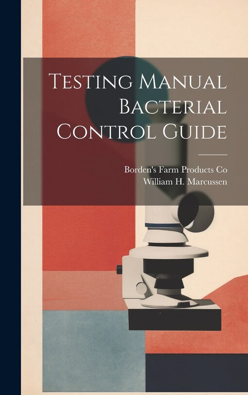Couverture_Testing Manual Bacterial Control Guide