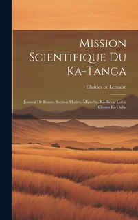 Front cover_Mission scientifique du Ka-Tanga
