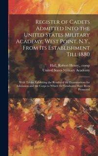 Couverture_Register of Cadets Admitted Into the United States Military Academy, West Point, N.Y., From Its Establishment Till 1880