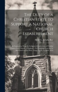Couverture_The Duty of a Christian State to Support a National Church Establishment