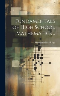 Couverture_Fundamentals of High School Mathematics ..