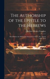 Front cover_The Authorship of the Epistle to the Hebrews