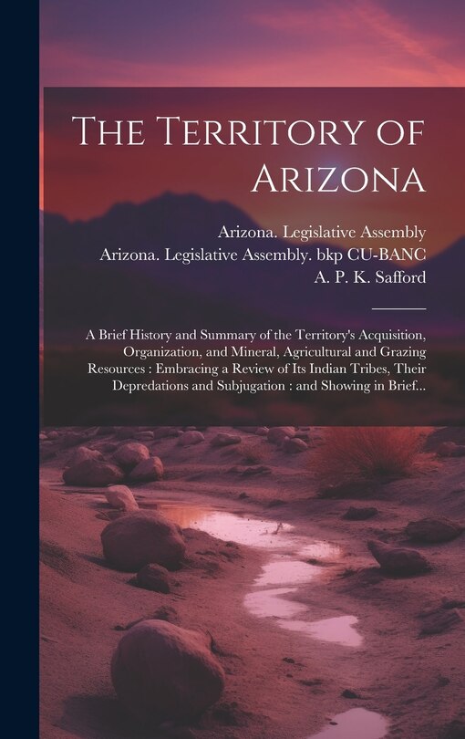 Front cover_The Territory of Arizona