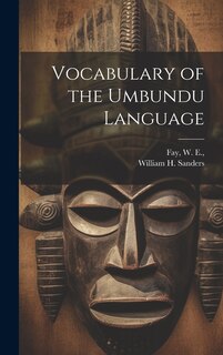 Front cover_Vocabulary of the Umbundu Language