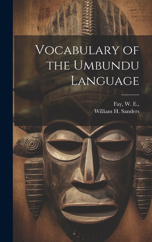 Front cover_Vocabulary of the Umbundu Language