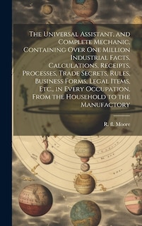 The Universal Assistant, and Complete Mechanic, Containing Over One Million Industrial Facts, Calculations, Receipts, Processes, Trade Secrets, Rules, Business Forms, Legal Items, Etc., in Every Occupation, From the Household to the Manufactory